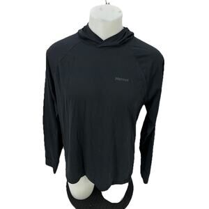 Marmot Large Mens Crossover Hoody Shirt Lightweight Hiking Long Sleeve 5-11